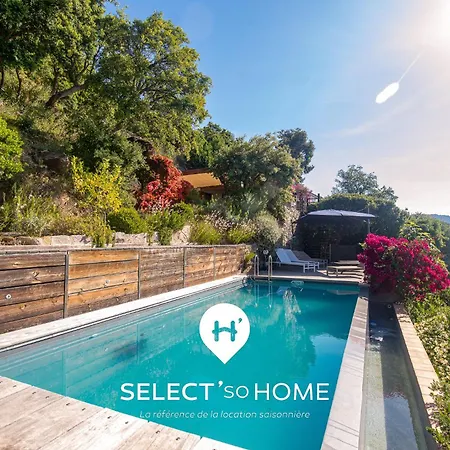 Select'sohome - Vue Et Piscine Pour 8 Personnes ! - Nuages * Le Lavandou